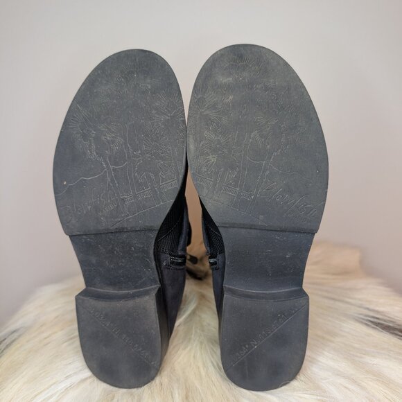 Blowfish Black Kay-Kay Vegan / Cruelty Free Ankle Booties | Side Zip | 8.5 - Picture 8 of 11